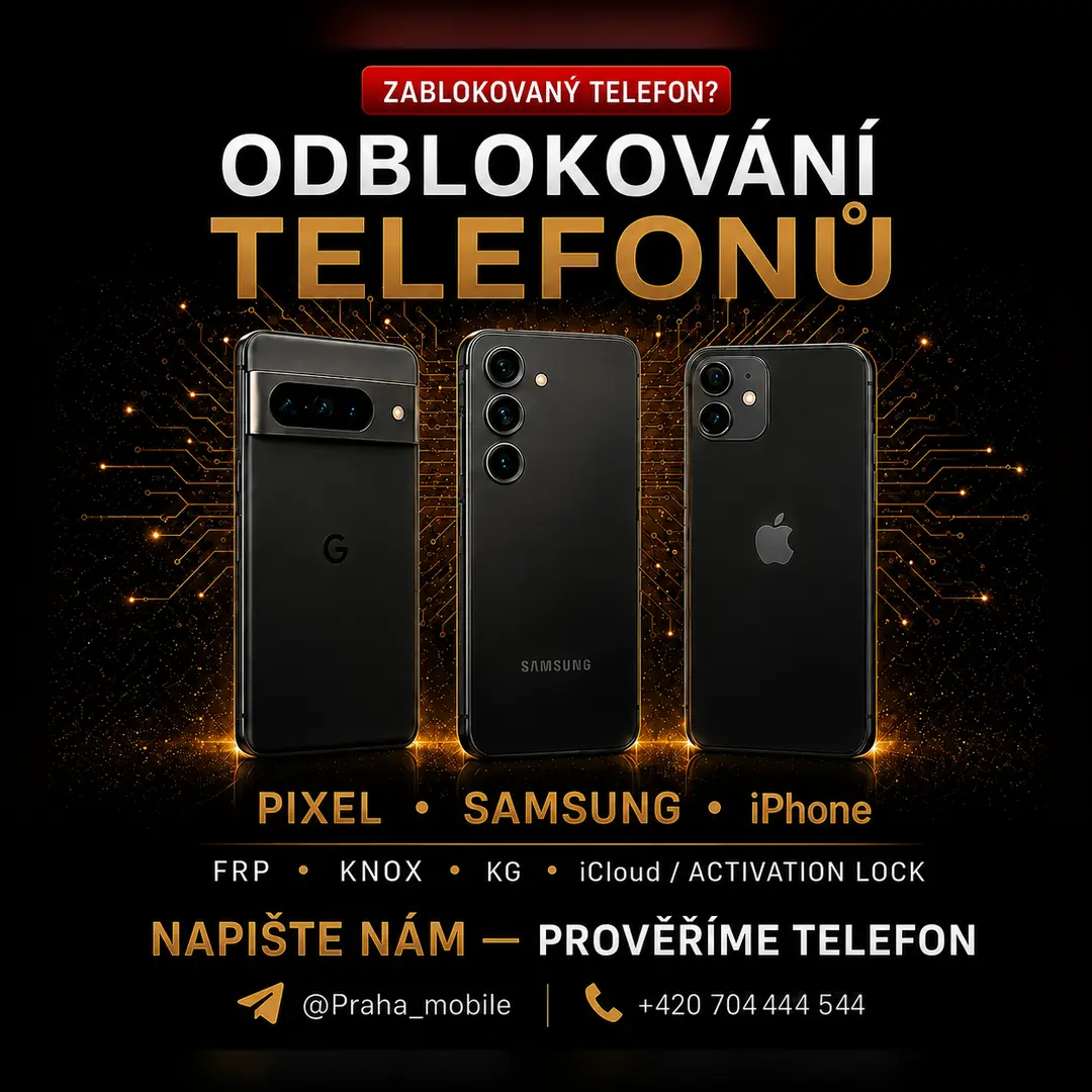 Odblokování telefonů Pixel, Samsung a iPhone